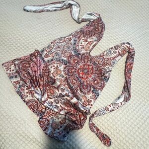 Paisley Print Halter Top